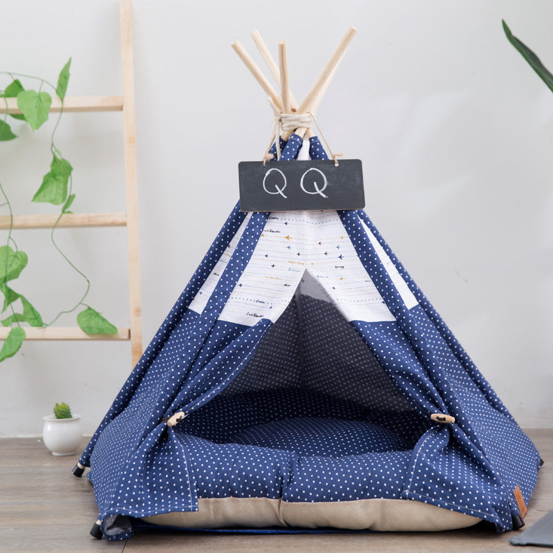 Canvas Pet Tent for Small and Medium Dogs