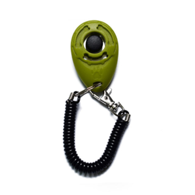 Adjustable Dog Training Clicker with Keychain Strap