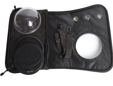 Foldable Cat Backpack with Breathable Mesh Design