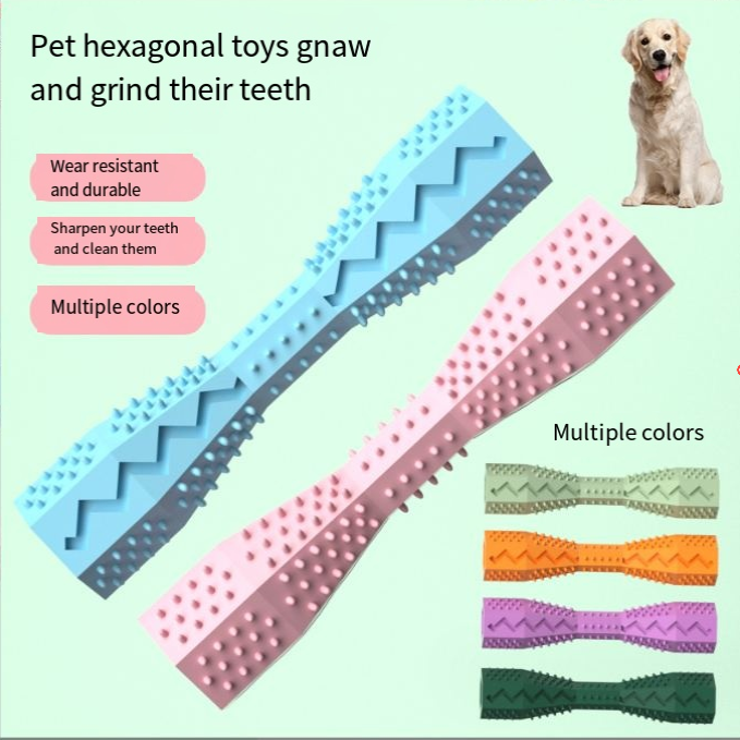 Dog Chewing Toys and Toothbrush for Teeth Cleaning