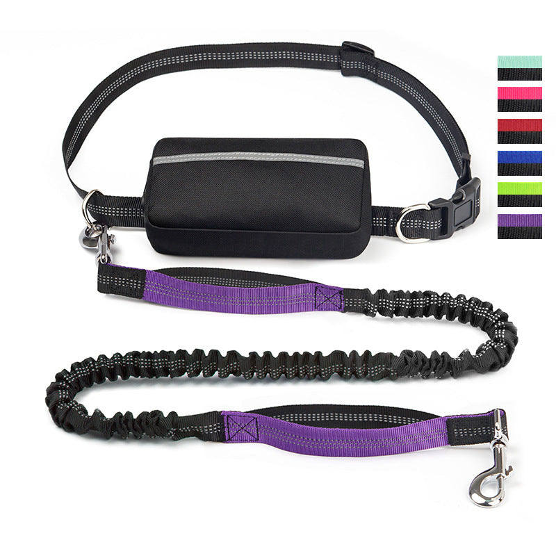 Cross-Border Amazon Pet Running Waist Bag with Leash